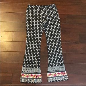 Boho style flared pants!